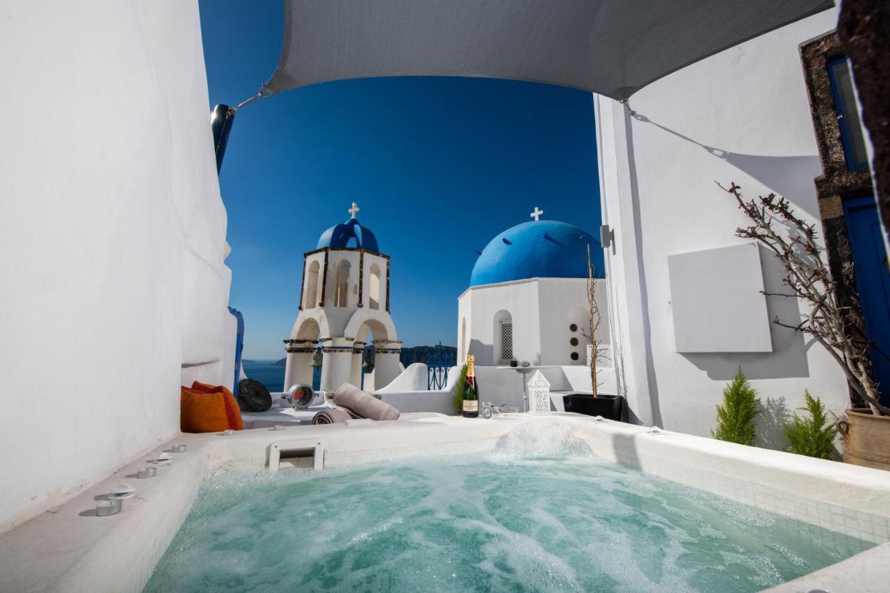 Santo Blue Horizon Blue Domes View Villa เอีย ภายนอก รูปภาพ