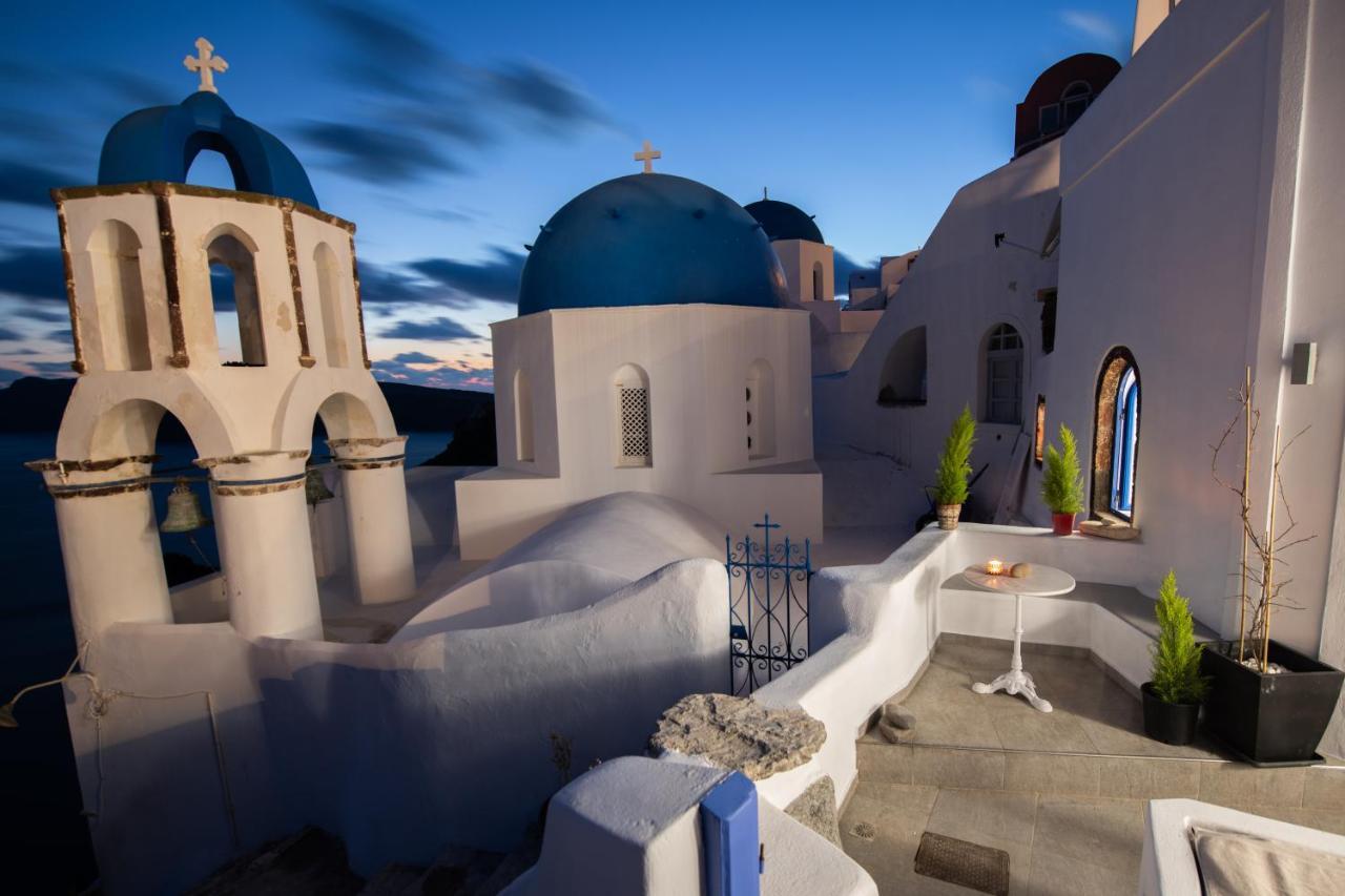 Santo Blue Horizon Blue Domes View Villa เอีย ภายนอก รูปภาพ